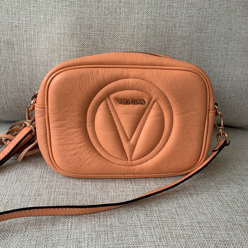 Valentino by Mario, Salmon color handbag